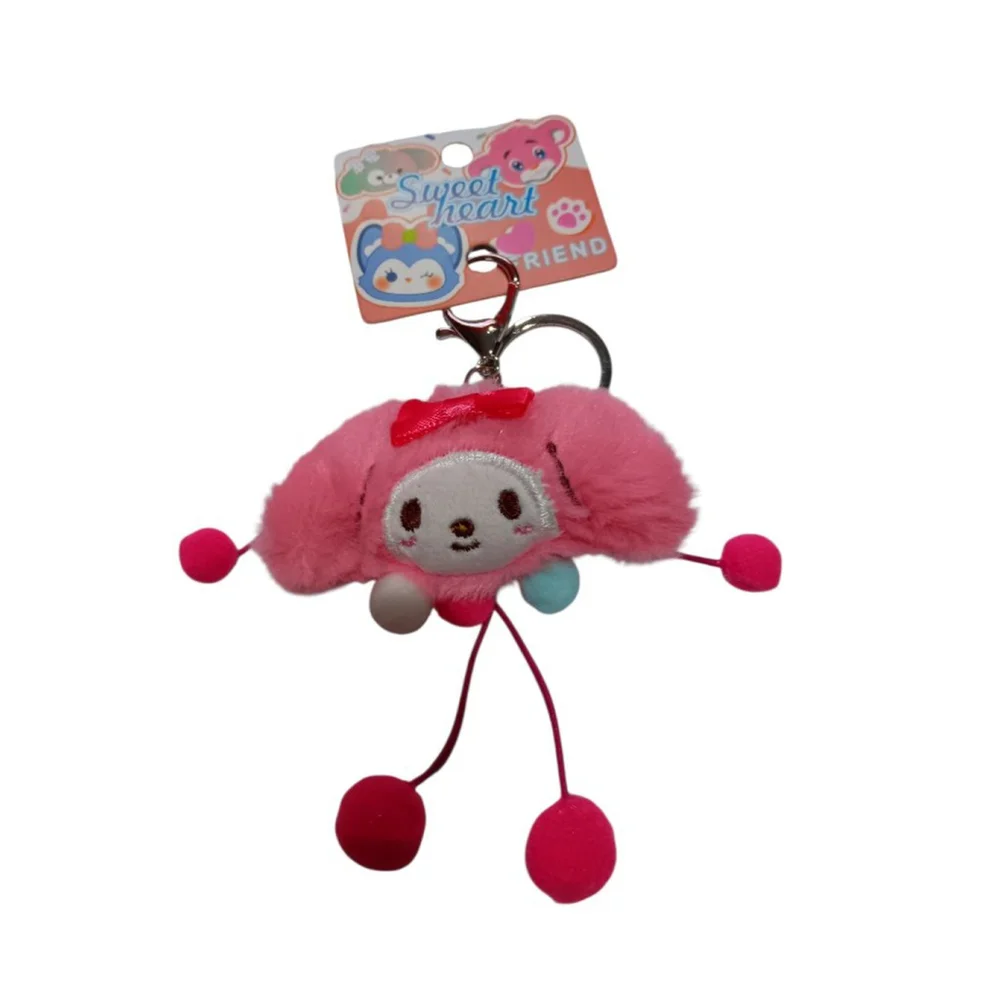 Sanrio Character Inspired Plush Keychain Purse Backpack Charm